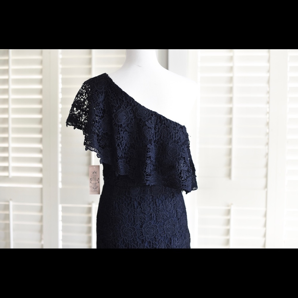 New Nanette Lepore Crochet One Shoulder Dress 12 - Picture 8 of 16